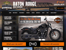 Tablet Screenshot of harleybatonrouge.com
